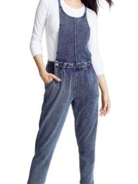 Z Supply Blue Denim Overalls